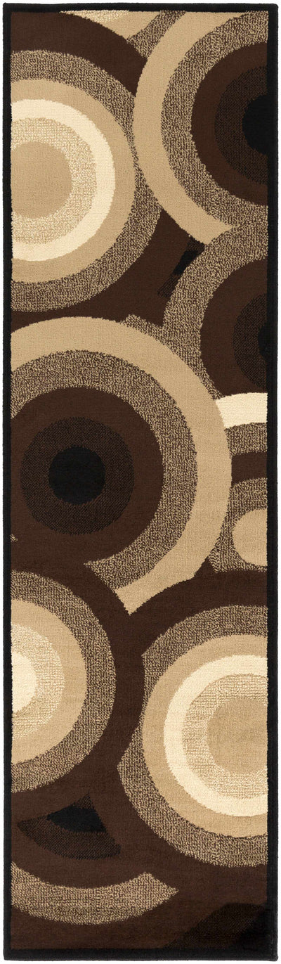 Dulzura Brown Circles Rug - Clearance