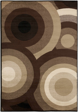 Dulzura Brown Circles Rug - Clearance