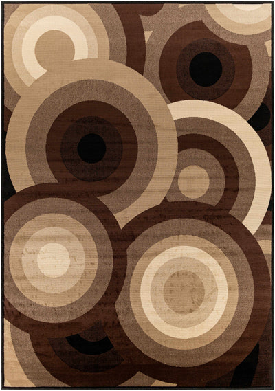 Dulzura Brown Circles Rug - Clearance