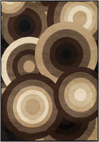 Dulzura Brown Circles Rug - Clearance