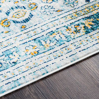 Dunchurch Blue/Green/Yellow Rug - Clearance (FSA)