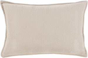 Dunkerton Beige Square Throw Pillow