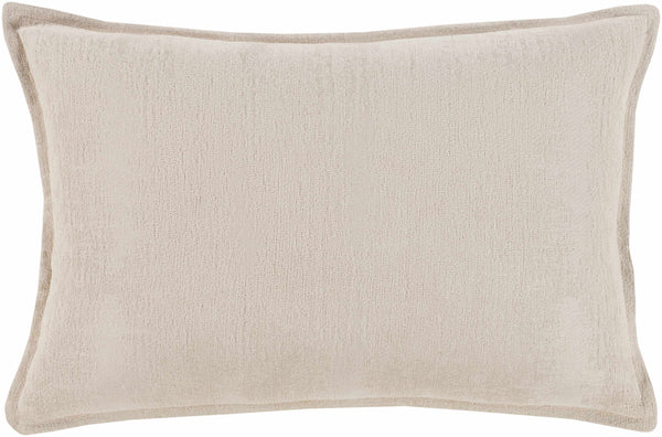 Dunkerton Beige Square Throw Pillow