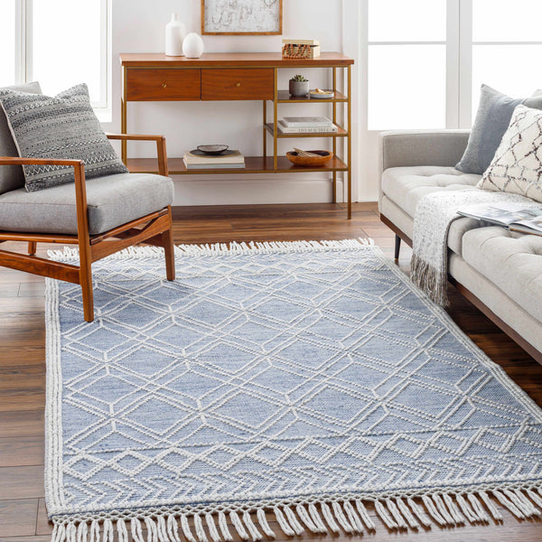 Kipp Blue Area Rug - Clearance