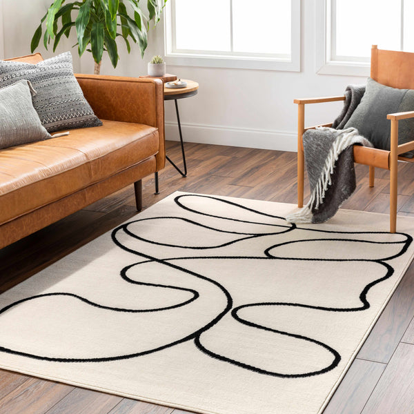 Eilir Modern Low Profile Boho Rug