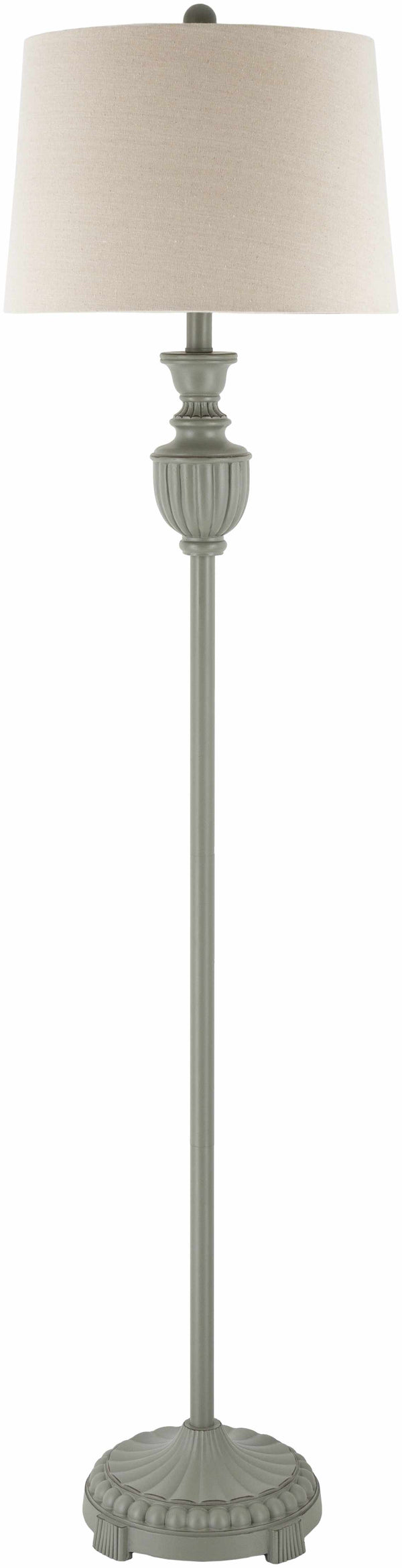 Nelspruit Gray Resin Floor Lamp