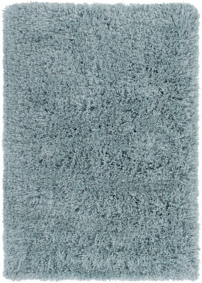 Sandbach Solid Ice Blue Large Shag Rug - Clearance