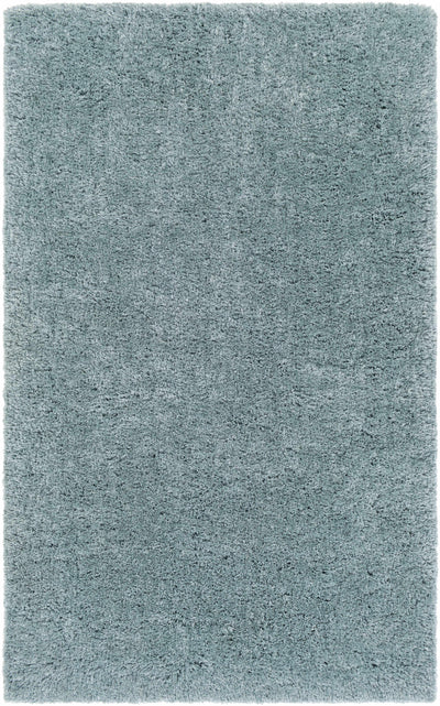 Sandbach Solid Ice Blue Large Shag Rug - Clearance