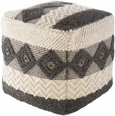 Elwood Knitted Jute Natural Pouf