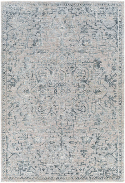 Embsay Teal Medallion Area Rug