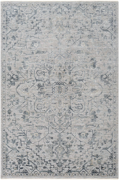 Embsay Teal Medallion Area Rug