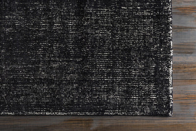 Zanoni Black Wool Area Rug