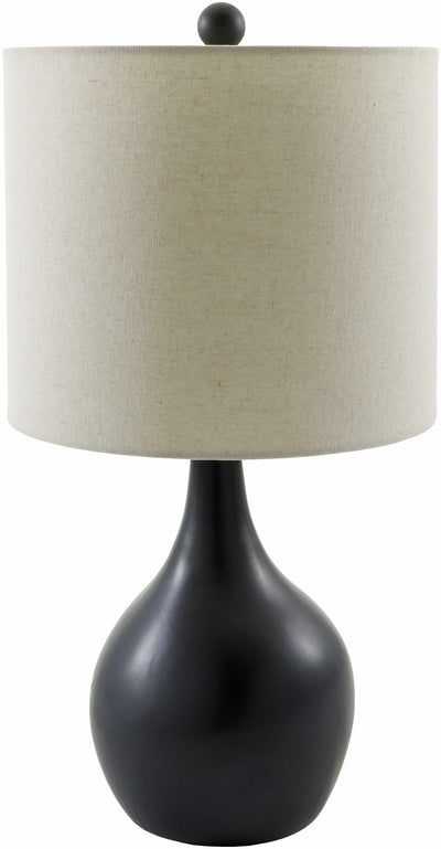 Sparanise Black Ceramic Table Lamp