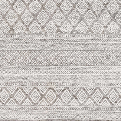 Epps White/Gray Trellis Rug - Clearance