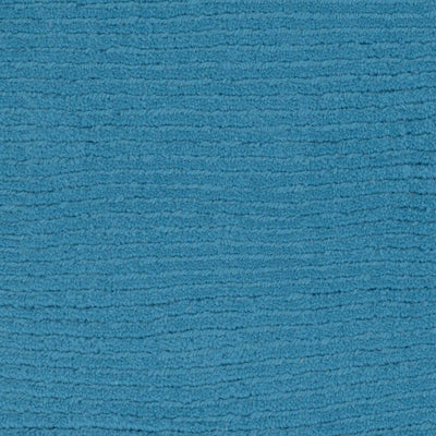 Solid Aqua Wool Carpet - Clearance