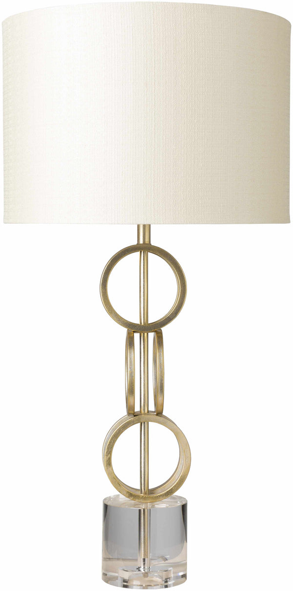 Zell Gold Crystal Table Lamp