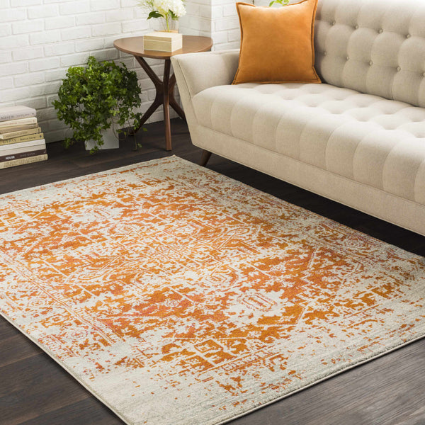 Fairmount Orange Area Rug