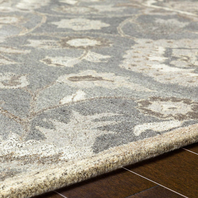 Conesus 1195 Hand Tufted Ivory & Taupe Wool Rug