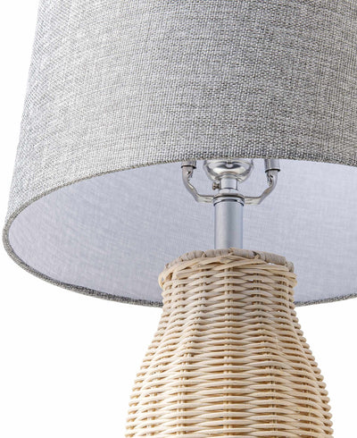 Fermoselle Beige Rattan Table Lamp