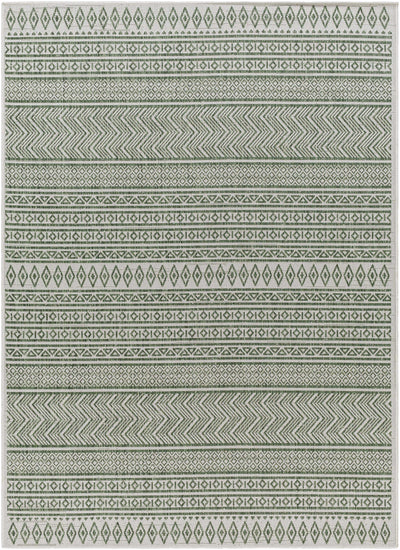 Madras Gray All Over Performance Rug