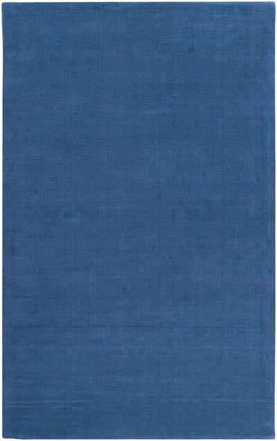 Brockton Solid Wool Blue Area Rug