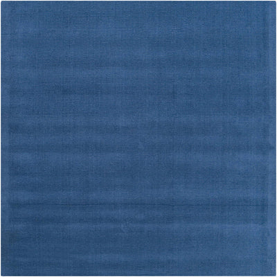 Brockton Solid Wool Blue Area Rug