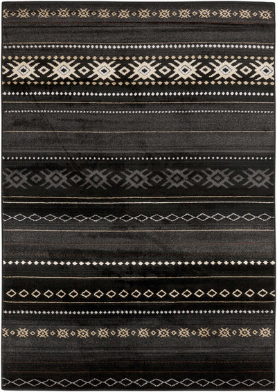 Fogertown Black Western Rug