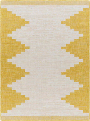 Djugun Yellow Outdoor Rug