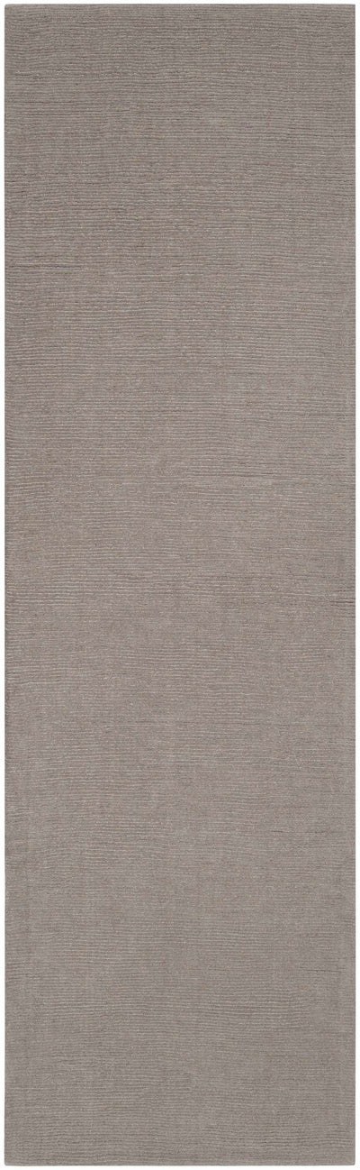 Brockton Solid Wool Gray Area Rug