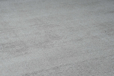 Brockton Solid Wool Gray Area Rug