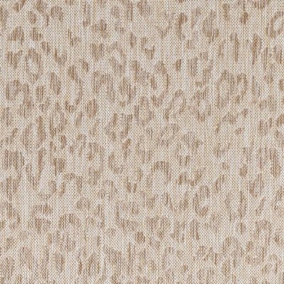 Alia Leopard Print Light Beige Performance Rug - Clearance