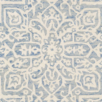 Gagebrook Blue Wool Area Rug