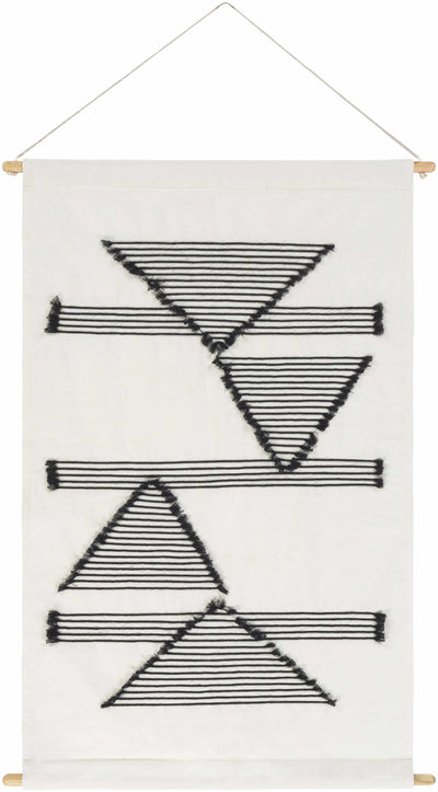 Garber Monochrome Geometric Wall Hanging