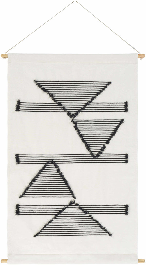 Garber Monochrome Geometric Wall Hanging