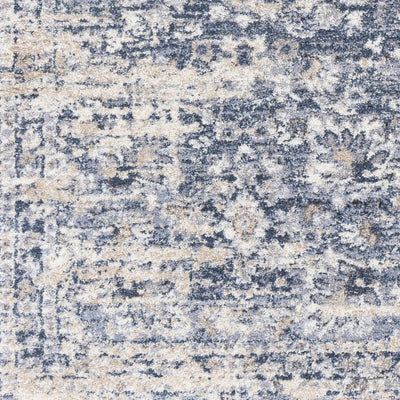 Talihina Denim Damask Area Rug