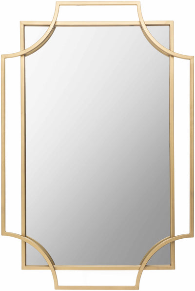 Golasecca Brass Frame Gold Mirror