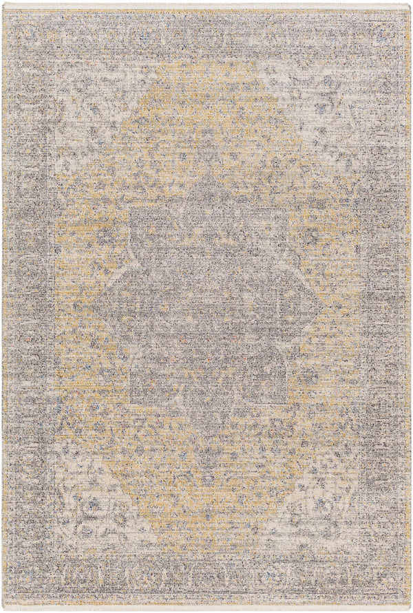 Misa Mustard & Gray Area Rug - Clearance