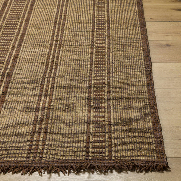 Gita Jute & Leather Rug