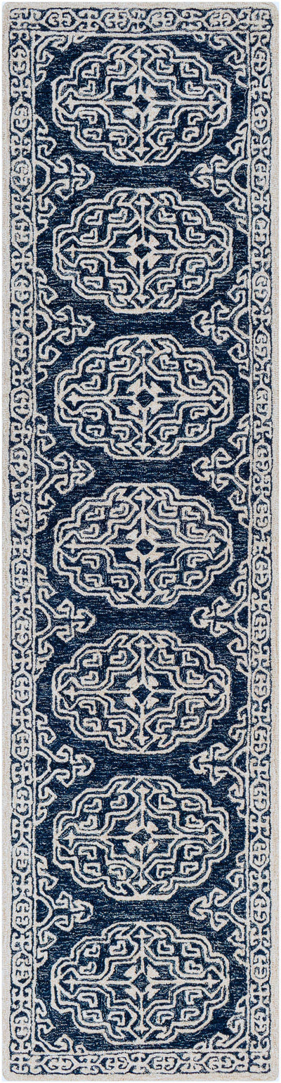 Glenoma Blue Regency Wool Rug