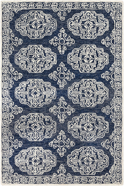 Glenoma Blue Regency Wool Rug