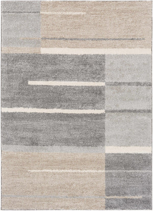 Glouster Taupe&Gray Lined Area Rug