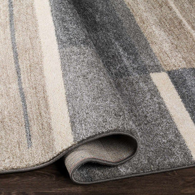 Glouster Taupe&Gray Lined Area Rug