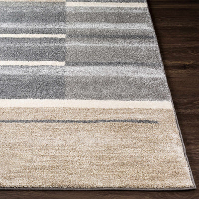 Glouster Taupe&Gray Lined Area Rug