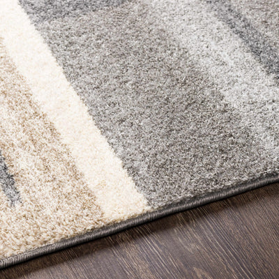 Glouster Taupe&Gray Lined Area Rug