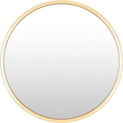 Guindarohan Gold Frame Round Mirror