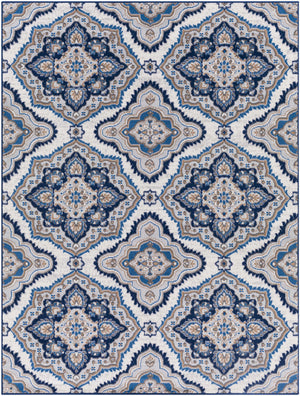 Goosnargh Blue Medallions Rug - Clearance