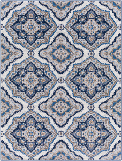 Goosnargh Blue Medallions Rug - Clearance