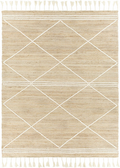 Gulnur Natural Jute&Wool Trellis Rug