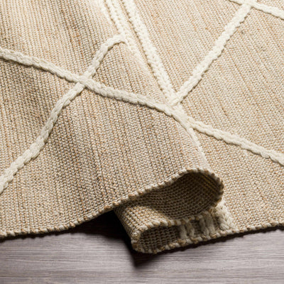 Gulnur Natural Jute&Wool Trellis Rug