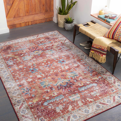 Lota Brick Red Rug - Clearance